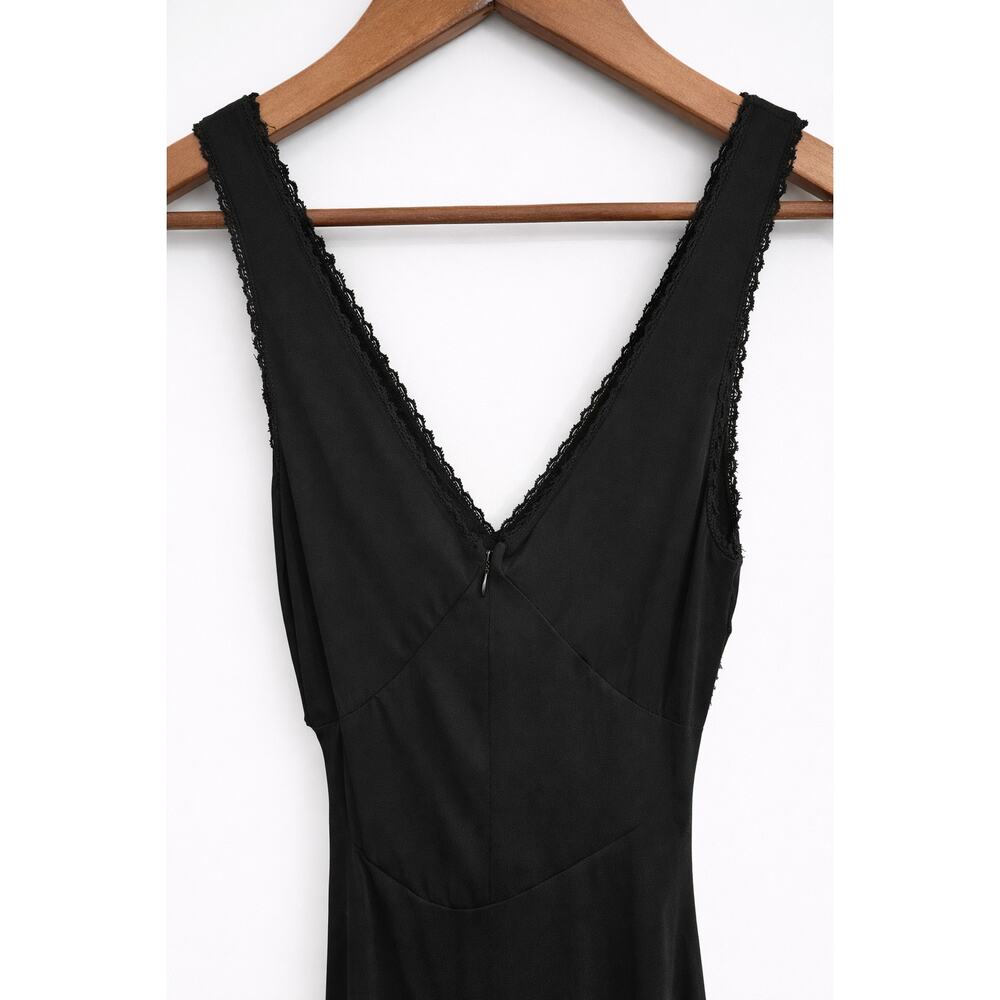 Babydoll Slip Maxi Dress Womens Size XS Lace Detailing Y2K 90s Sexy Glam LBD - Picture 4 of 5